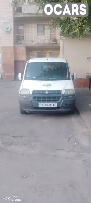 Мінівен Fiat Doblo 2001 1.91 л. Ручна / Механіка обл. Рівненська, Рівне - Фото 1/10