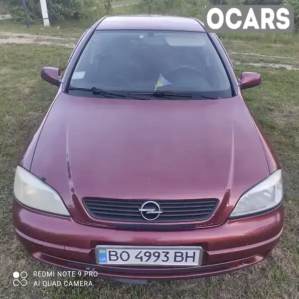 Седан Opel Astra 2001 1.6 л. Ручна / Механіка обл. Тернопільська, Заліщики - Фото 1/15