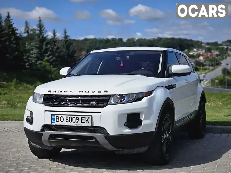 Внедорожник / Кроссовер Land Rover Range Rover Evoque 2013 2 л. Автомат обл. Тернопольская, Тернополь - Фото 1/21