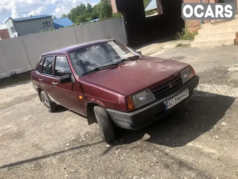 Седан ВАЗ / Lada 21099 2007 1.6 л. Ручна / Механіка обл. Закарпатська, Ужгород - Фото 1/11