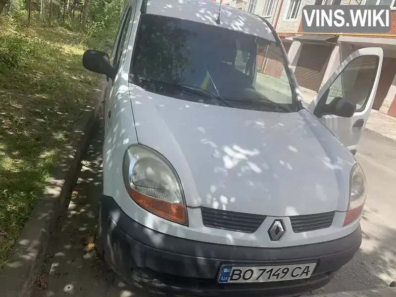 Мінівен Renault Kangoo 2004 1.46 л. Ручна / Механіка обл. Тернопільська, Тернопіль - Фото 1/14