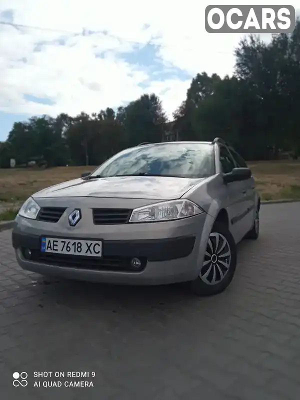 Універсал Renault Megane 2004 1.6 л. Ручна / Механіка обл. Дніпропетровська, Кам'янське (Дніпродзержинськ) - Фото 1/13