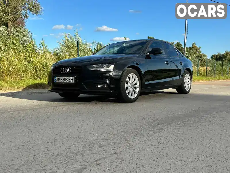 Седан Audi A4 2013 1.8 л. Варіатор обл. Житомирська, Коростень - Фото 1/17