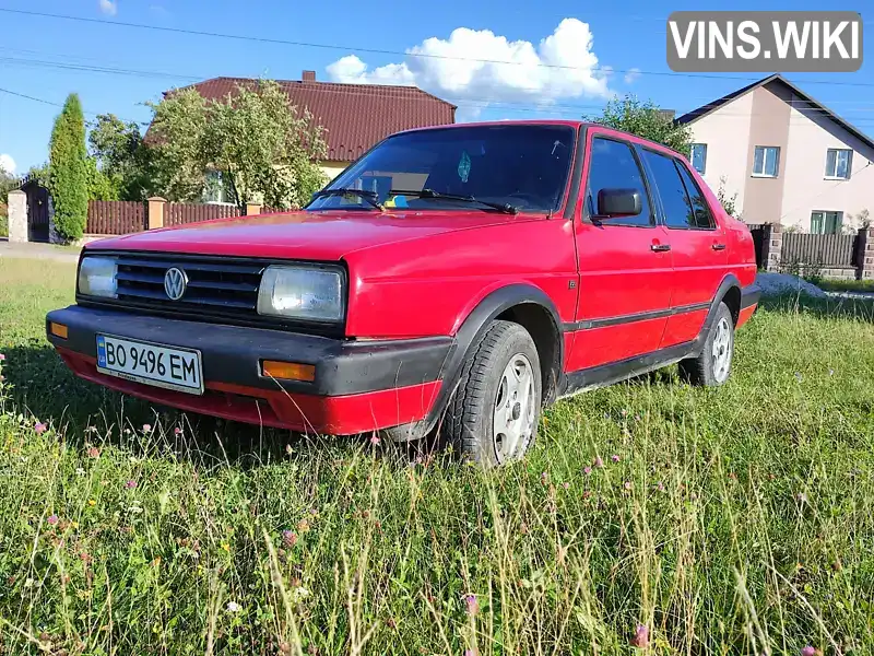 Седан Volkswagen Jetta 1991 1.78 л. Ручна / Механіка обл. Тернопільська, Кременець - Фото 1/8