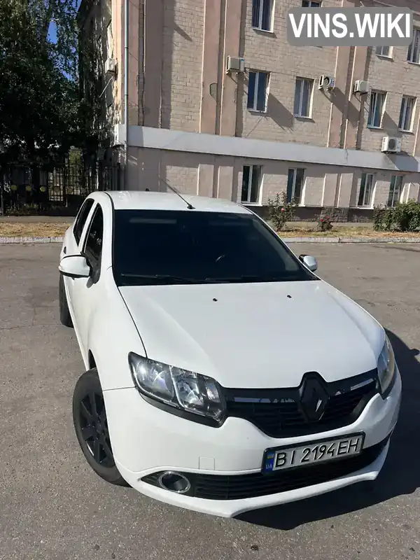 Седан Renault Logan 2016 1.2 л. Ручна / Механіка обл. Полтавська, Полтава - Фото 1/21