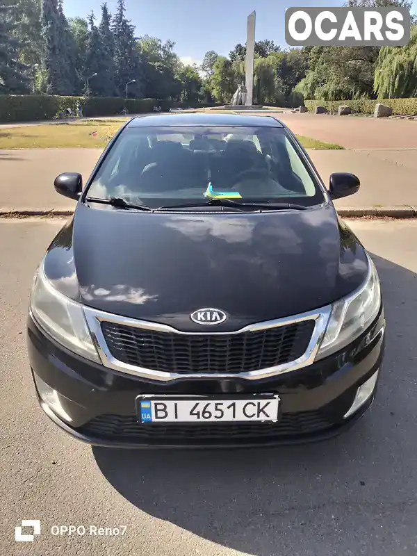 Седан Kia Rio 2012 1.4 л. Ручна / Механіка обл. Полтавська, Полтава - Фото 1/17