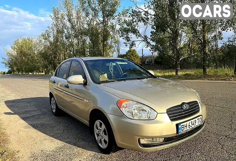 Седан Hyundai Accent 2008 1.4 л. Автомат обл. Одеська, Білгород-Дністровський - Фото 1/7