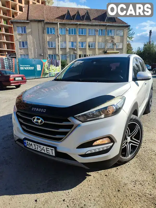 Позашляховик / Кросовер Hyundai Tucson 2015 1.69 л. Автомат обл. Житомирська, Звягель - Фото 1/14