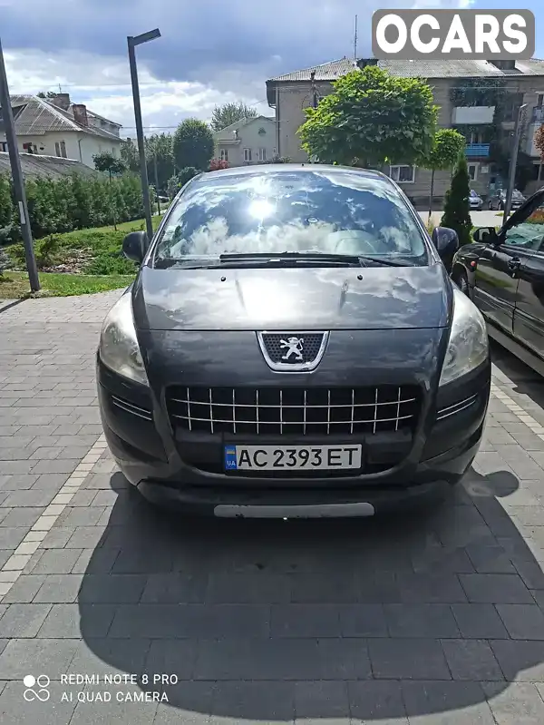 Позашляховик / Кросовер Peugeot 3008 2010 1.56 л. Ручна / Механіка обл. Волинська, Нововолинськ - Фото 1/12