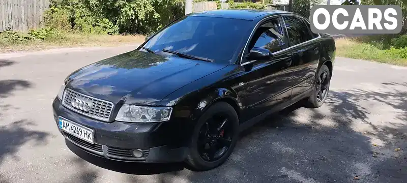 Седан Audi A4 2003 1.8 л. Типтронік обл. Житомирська, Чуднів - Фото 1/21