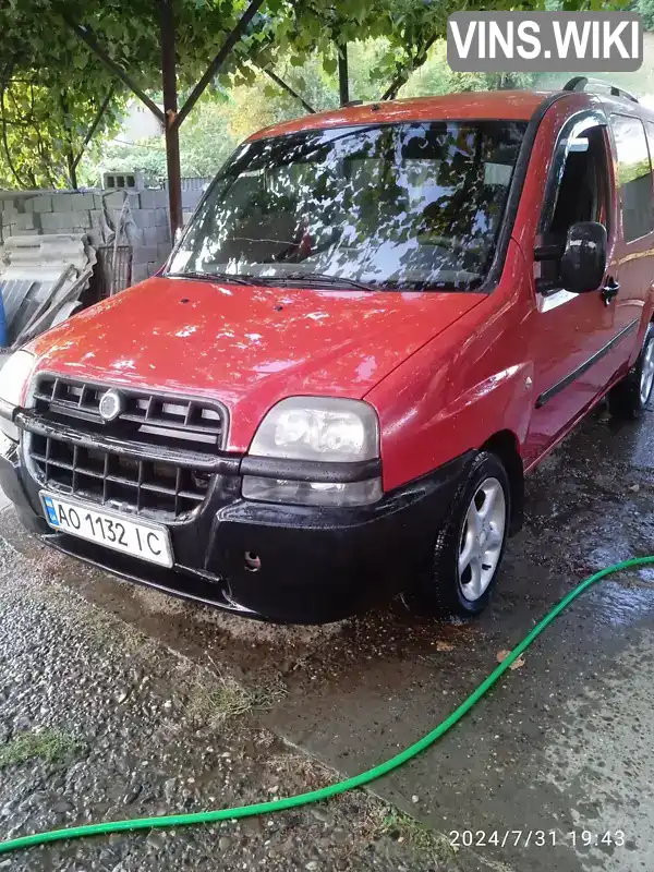 Мінівен Fiat Doblo 2003 1.2 л. Ручна / Механіка обл. Закарпатська, location.city.onok - Фото 1/6