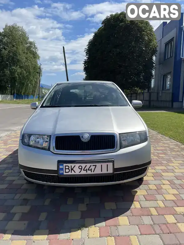 Хетчбек Skoda Fabia 2001 1.4 л. Ручна / Механіка обл. Рівненська, Дубровиця - Фото 1/12