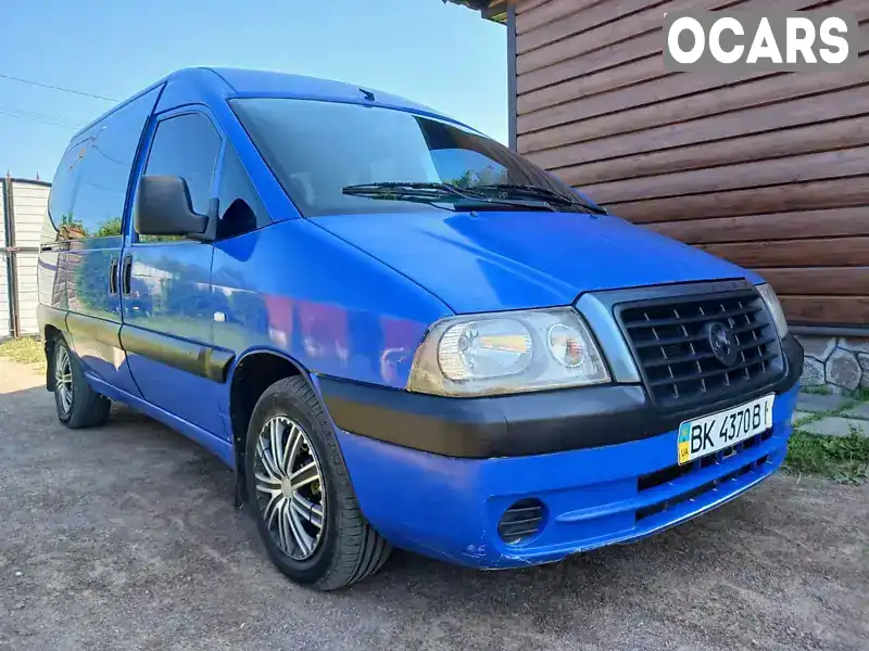 Седан Fiat Scudo 2005 2 л. Ручна / Механіка обл. Рівненська, Сарни - Фото 1/21