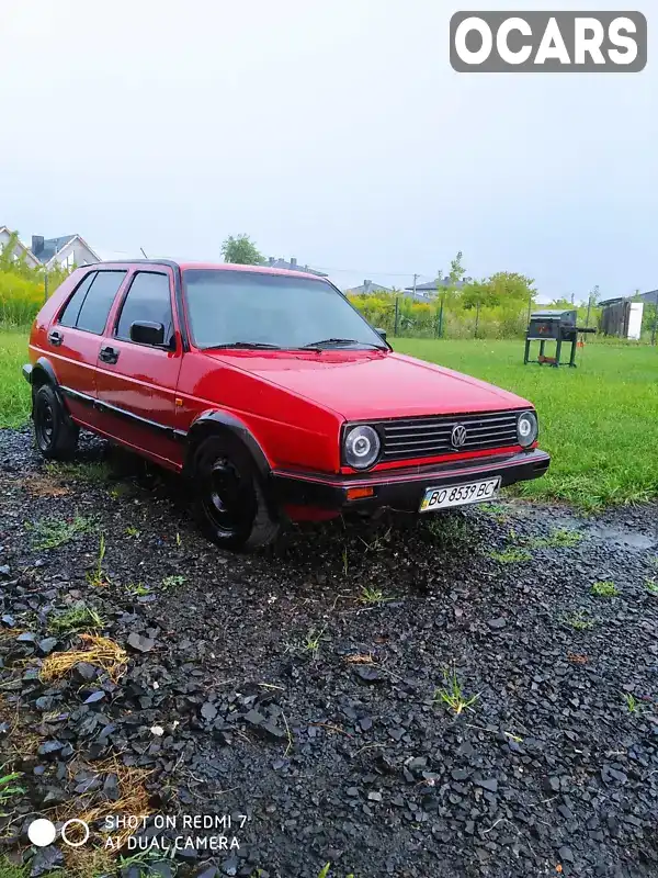 Хетчбек Volkswagen Golf 1989 1.8 л. Ручна / Механіка обл. Волинська, Луцьк - Фото 1/12