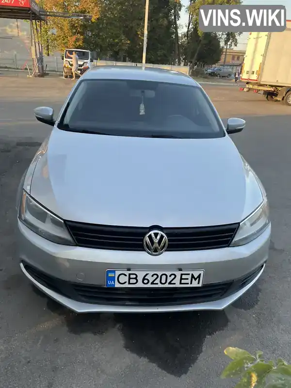 Седан Volkswagen Jetta 2012 2.5 л. Автомат обл. Черниговская, Чернигов - Фото 1/8