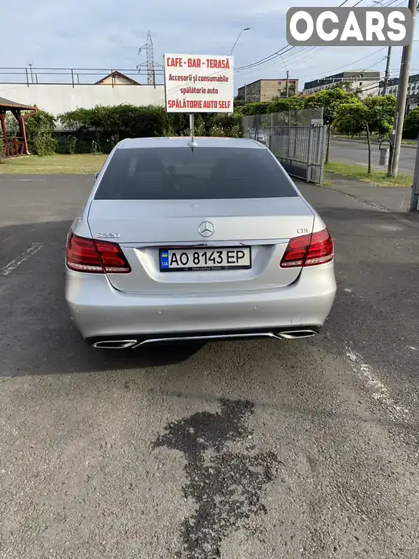 Седан Mercedes-Benz E-Class 2014 2.14 л. Автомат обл. Закарпатська, location.city.solotvyno - Фото 1/12