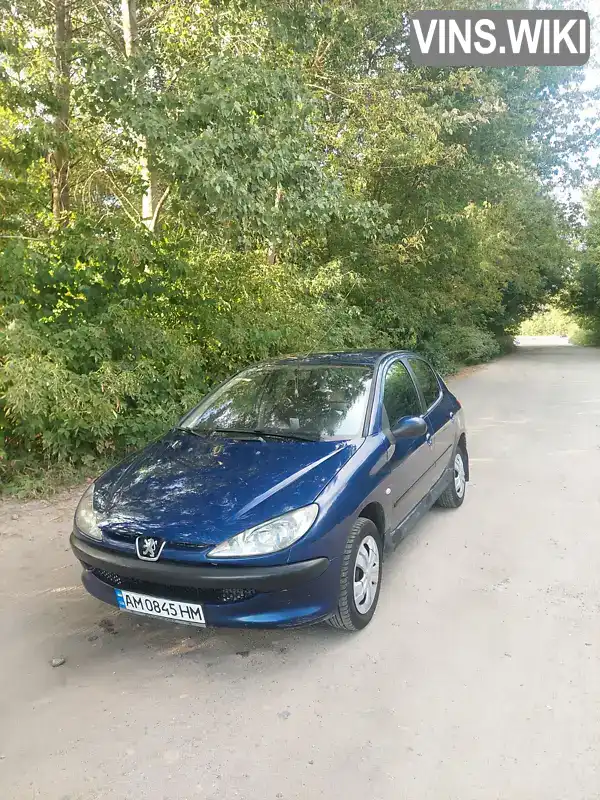 Хетчбек Peugeot 206 2003 1.1 л. Ручна / Механіка обл. Житомирська, Бердичів - Фото 1/21