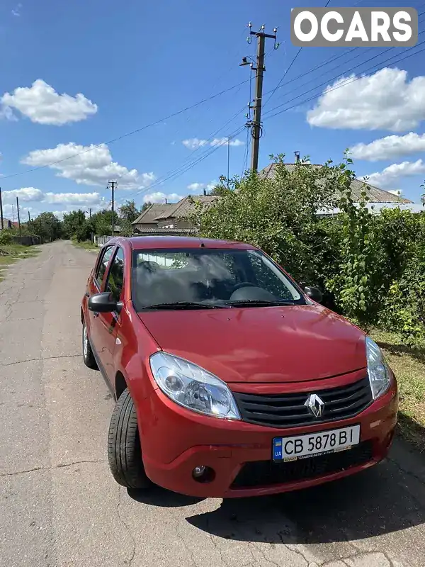 Хетчбек Renault Sandero 2009 1.6 л. Ручна / Механіка обл. Чернігівська, Борзна - Фото 1/13