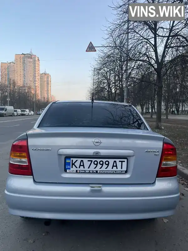 Y6D0TGF695X001690 Opel Astra 2004 Седан 1.6 л. Фото 2