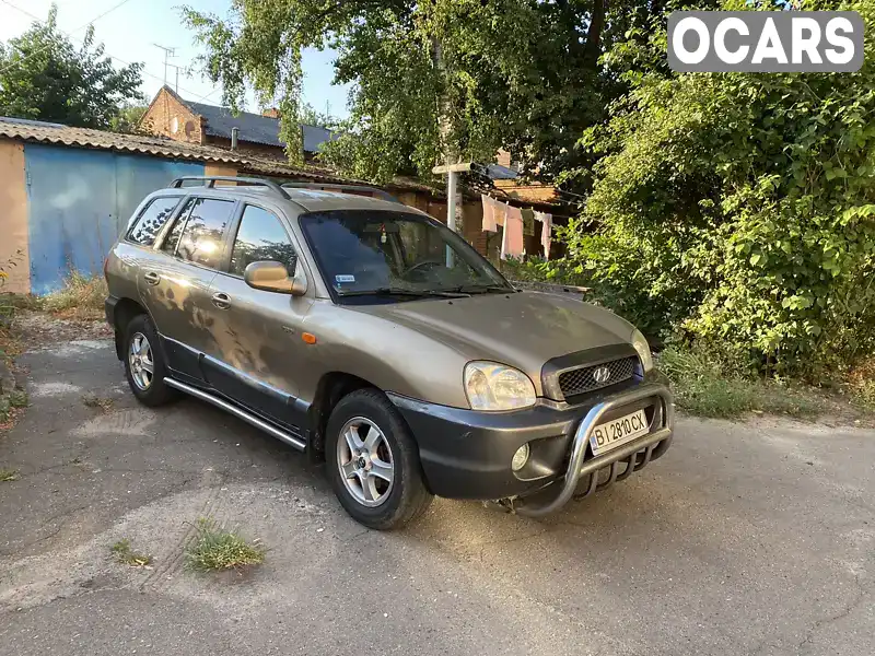 Позашляховик / Кросовер Hyundai Santa FE 2004 1.99 л. Ручна / Механіка обл. Полтавська, Полтава - Фото 1/14