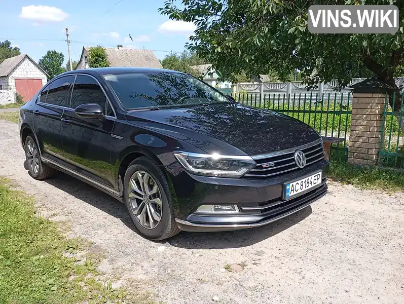 Седан Volkswagen Passat 2016 1.97 л. Автомат обл. Волынская, Любешов - Фото 1/21