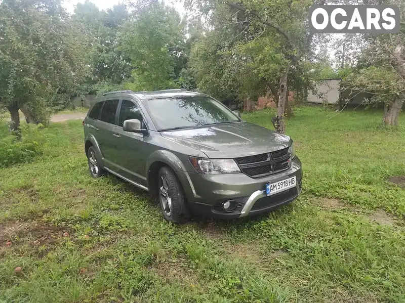 Позашляховик / Кросовер Dodge Journey 2017 2.36 л. Автомат обл. Житомирська, Бердичів - Фото 1/21