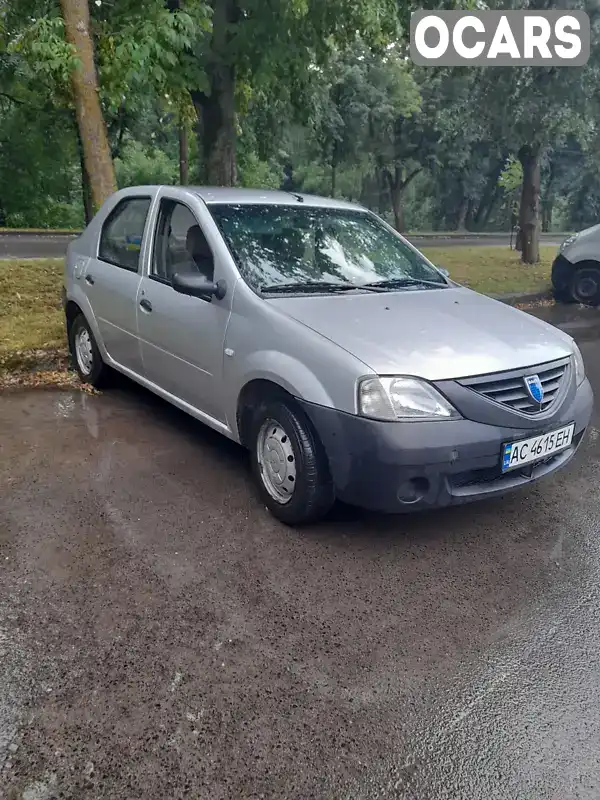 Седан Dacia Logan 2008 1.39 л. Ручна / Механіка обл. Волинська, Луцьк - Фото 1/14