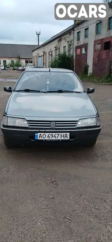 Седан Peugeot 405 1989 1.6 л. обл. Закарпатська, Міжгір'я - Фото 1/11