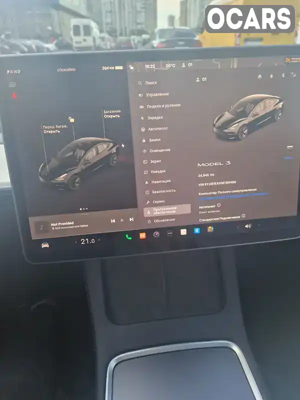 5YJ3E1EAXNF361489 Tesla Model 3 2022 Седан  Фото 9