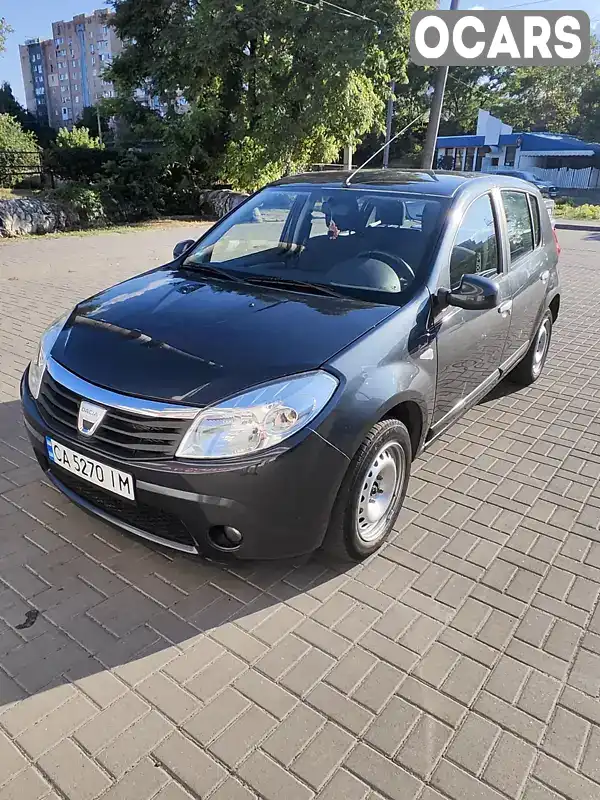 Хетчбек Dacia Sandero 2008 1.6 л. Ручна / Механіка обл. Черкаська, Черкаси - Фото 1/21