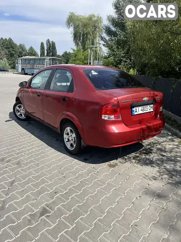 Седан Chevrolet Aveo 2004 1.5 л. Ручная / Механика обл. Киевская, Бородянка - Фото 1/4