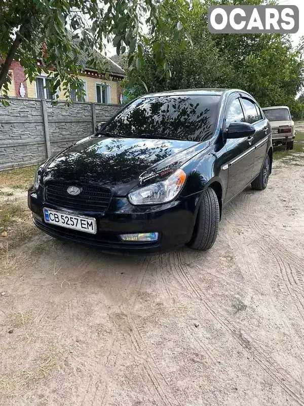 Седан Hyundai Accent 2007 1.4 л. Ручная / Механика обл. Черниговская, Прилуки - Фото 1/4