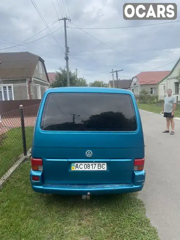 Мінівен Volkswagen Transporter 1996 1.9 л. Ручна / Механіка обл. Волинська, Володимир-Волинський - Фото 1/4