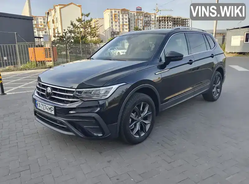 Позашляховик / Кросовер Volkswagen Tiguan 2022 1.98 л. Автомат обл. Київська, Київ - Фото 1/21