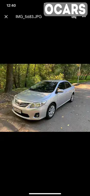 Седан Toyota Corolla 2011 1.6 л. Ручна / Механіка обл. Київська, Калинівка - Фото 1/14