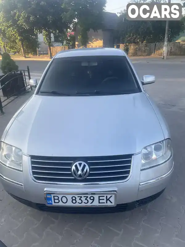 Седан Volkswagen Passat 2001 1.9 л. Ручна / Механіка обл. Тернопільська, Чортків - Фото 1/16