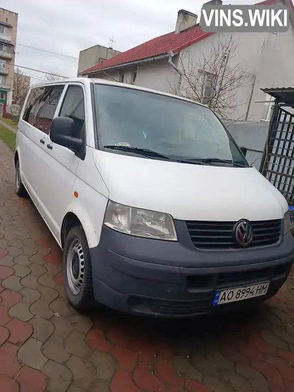 WV2ZZZ7HZ7H088847 Volkswagen Transporter 2007 Мінівен  Фото 1