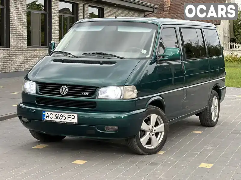 Минивэн Volkswagen Transporter 1998 2.5 л. Ручная / Механика обл. Волынская, Камень-Каширский - Фото 1/21