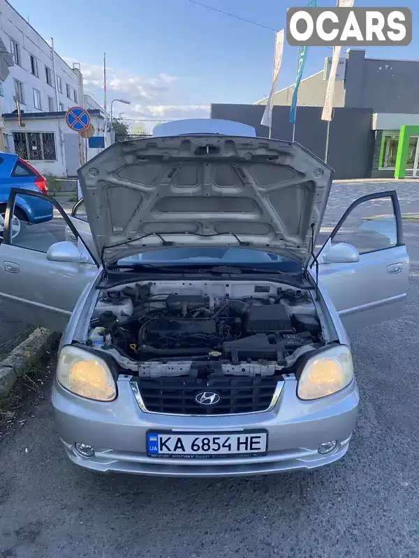 Ліфтбек Hyundai Accent 2005 1.34 л. Ручна / Механіка обл. Київська, Київ - Фото 1/21