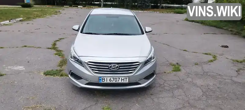 Седан Hyundai Sonata 2015 2.36 л. Автомат обл. Полтавська, Кременчук - Фото 1/11