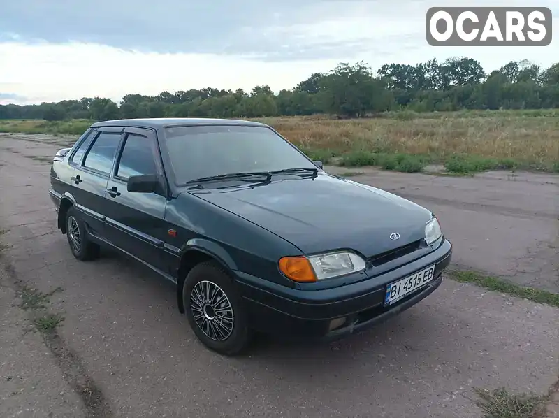 Седан ВАЗ / Lada 2115 Samara 2007 1.5 л. Ручная / Механика обл. Полтавская, Семеновка - Фото 1/11