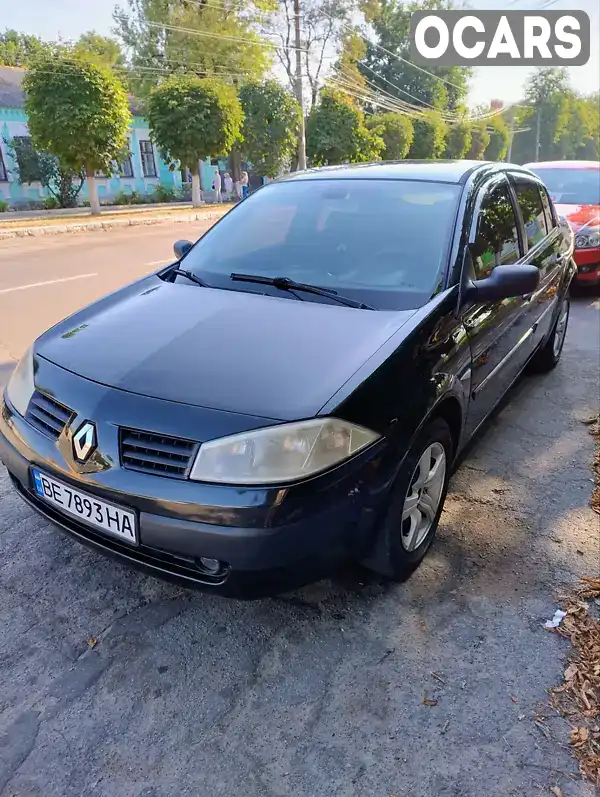 Седан Renault Megane 2006 1.6 л. обл. Миколаївська, Первомайськ - Фото 1/21