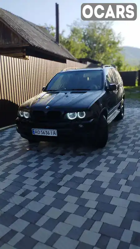 Позашляховик / Кросовер BMW X5 2002 2.93 л. Типтронік обл. Закарпатська, Воловець - Фото 1/14