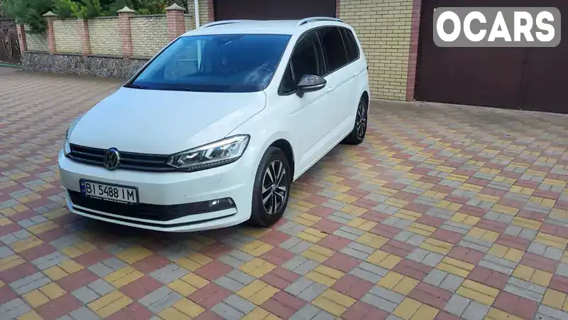 Микровэн Volkswagen Touran 2019 1.97 л. Автомат обл. Полтавская, Кременчуг - Фото 1/21