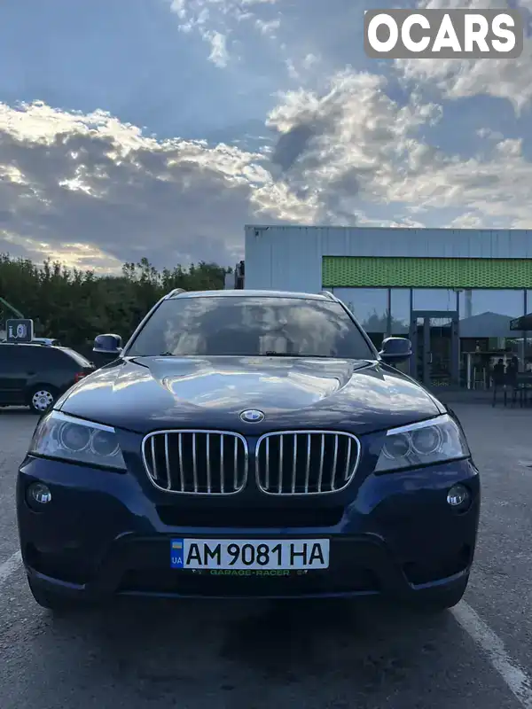 Позашляховик / Кросовер BMW X3 2012 2 л. Автомат обл. Житомирська, Бердичів - Фото 1/17