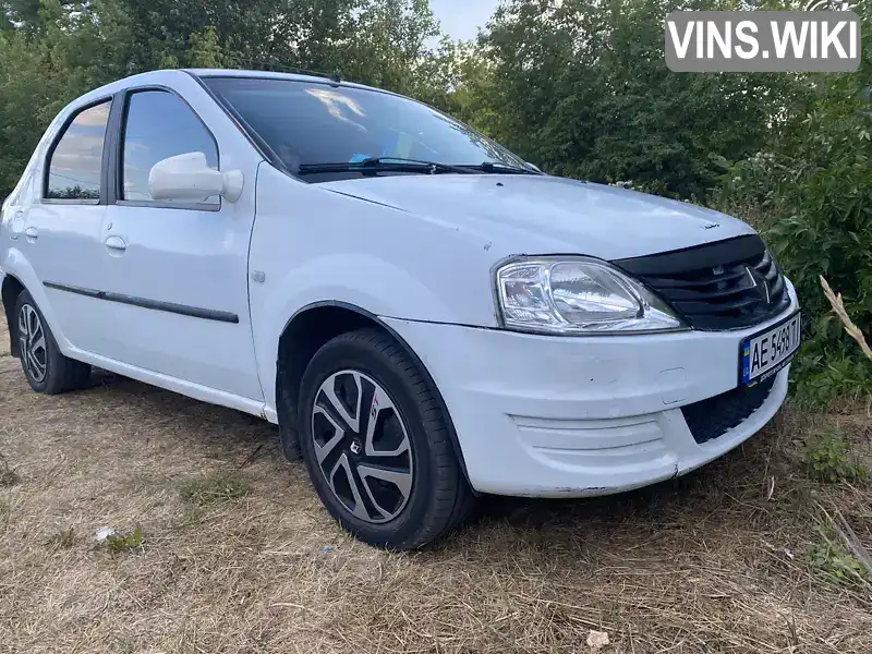 Седан Renault Logan 2011 1.39 л. Ручна / Механіка обл. Дніпропетровська, Дніпро (Дніпропетровськ) - Фото 1/7