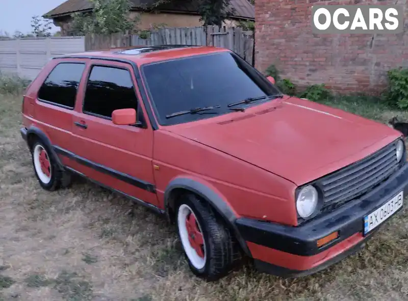 Хетчбек Volkswagen Golf 1986 1.6 л. Ручна / Механіка обл. Харківська, location.city.koziivka - Фото 1/11