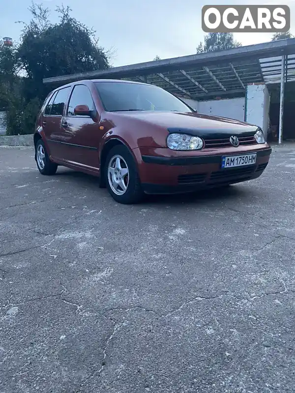 Хетчбек Volkswagen Golf 1998 1.4 л. Ручна / Механіка обл. Житомирська, Олевськ - Фото 1/11