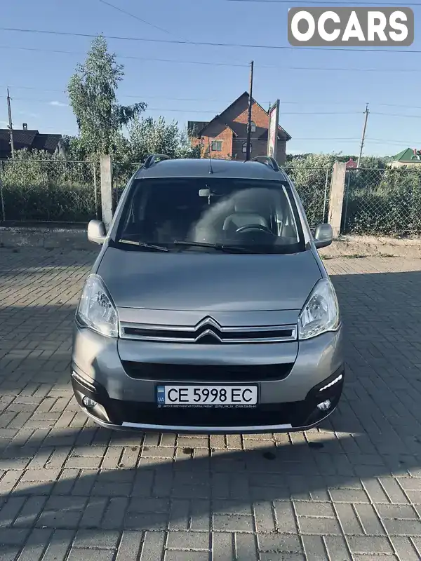 Мінівен Citroen Berlingo 2017 1.6 л. Ручна / Механіка обл. Чернівецька, Сторожинець - Фото 1/16