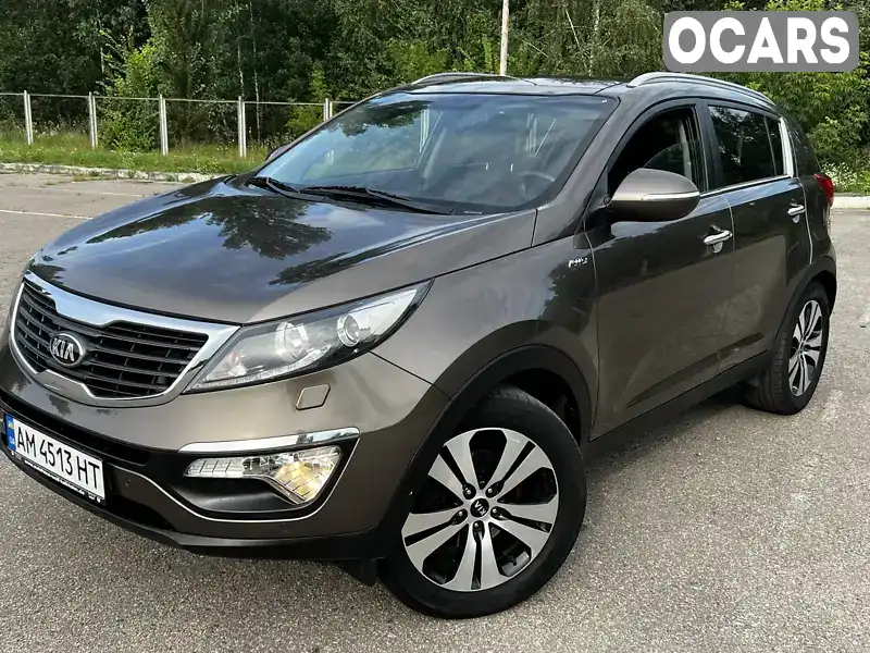 Позашляховик / Кросовер Kia Sportage 2013 2 л. Автомат обл. Житомирська, Бердичів - Фото 1/21